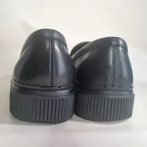 Tod\'s Black Leather Platform Loafers Made in Italy – Size 13 (EUR 47) Tod main image 2